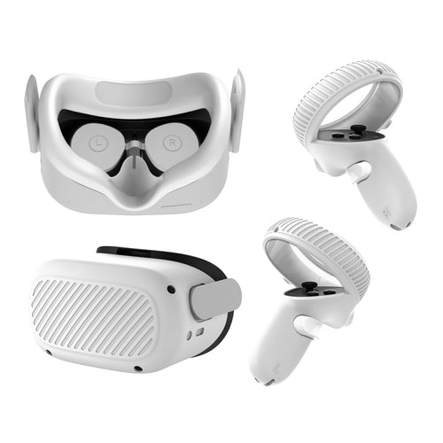 VR แว่นตาเลนส์เปลือกจับเคสป้องกันสำหรับ Oculus Quest 2, สีขาว, สีแดง, สีเขียว