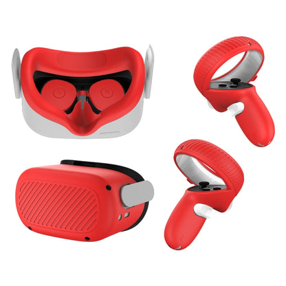 VR แว่นตาเลนส์เปลือกจับเคสป้องกันสำหรับ Oculus Quest 2, สีขาว, สีแดง, สีเขียว