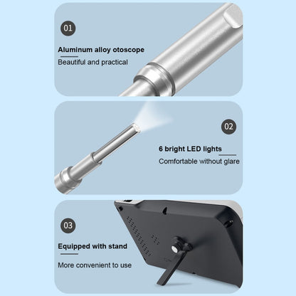 TESLONG MS450 4.5 นิ้ว HD Smart Screen Otoscope พร้อมการ์ดหน่วยความจำ 32GB, MS450