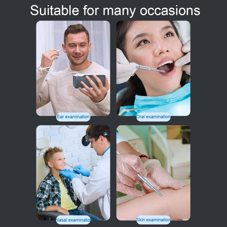 TESLONG MS450 4.5 นิ้ว HD Smart Screen Otoscope พร้อมการ์ดหน่วยความจำ 32GB, MS450