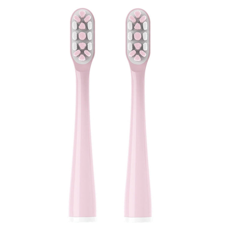 หัวแปรงสีฟันไฟฟ้า Achor Free Tufting สำหรับ Usmile จำนวน 2 ชิ้น, สีขาว, สีชมพู