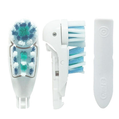 4 ชิ้น/เซ็ตหัวแปรงสีฟันไฟฟ้าแบบหลายทิศทางสำหรับ Oral B 3733 4732 4734