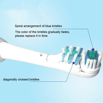 4 ชิ้น/เซ็ตหัวแปรงสีฟันไฟฟ้าแบบหลายทิศทางสำหรับ Oral B 3733 4732 4734