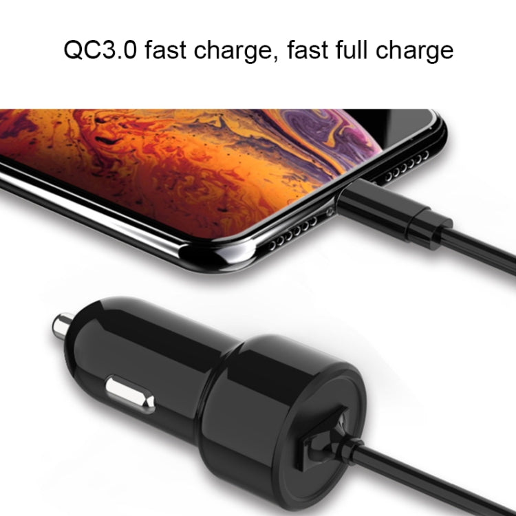 IBD321-Q3 ที่ชาร์จโทรศัพท์มือถือในรถยนต์แบบกันไฟสากล, QC3.0 18W, QC3.0+2.4A, 2.4A+12W, 3.1A+15W, 4.8A+24W, PD 20W