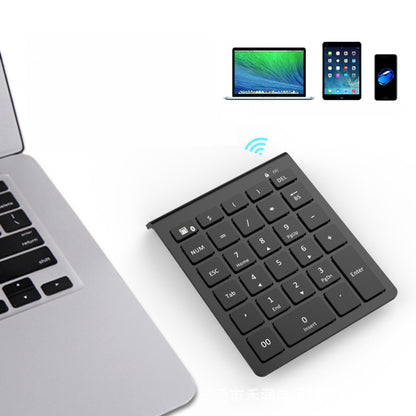 BT302 28 Keys Laptop Mini Wireless Keyboard, ข้อมูลจำเพาะ:, Bluetooth (Black), Bluetooth (Gray), 2.4G (Black), 2.4G (Gray)