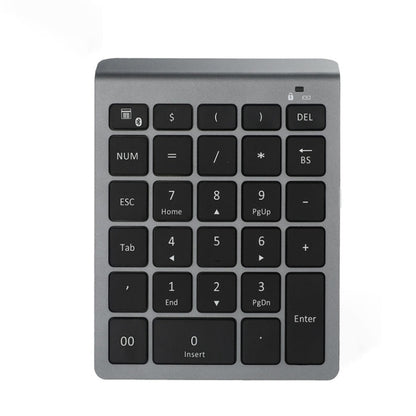 BT302 28 Keys Laptop Mini Wireless Keyboard, ข้อมูลจำเพาะ:, Bluetooth (Black), Bluetooth (Gray), 2.4G (Black), 2.4G (Gray)