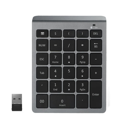BT302 28 Keys Laptop Mini Wireless Keyboard, ข้อมูลจำเพาะ:, Bluetooth (Black), Bluetooth (Gray), 2.4G (Black), 2.4G (Gray)