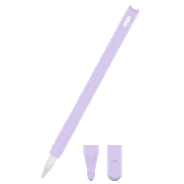 เคสปากกาซิลิโคนลายการ์ตูน 2 ชิ้นสำหรับ Apple Pencil 2