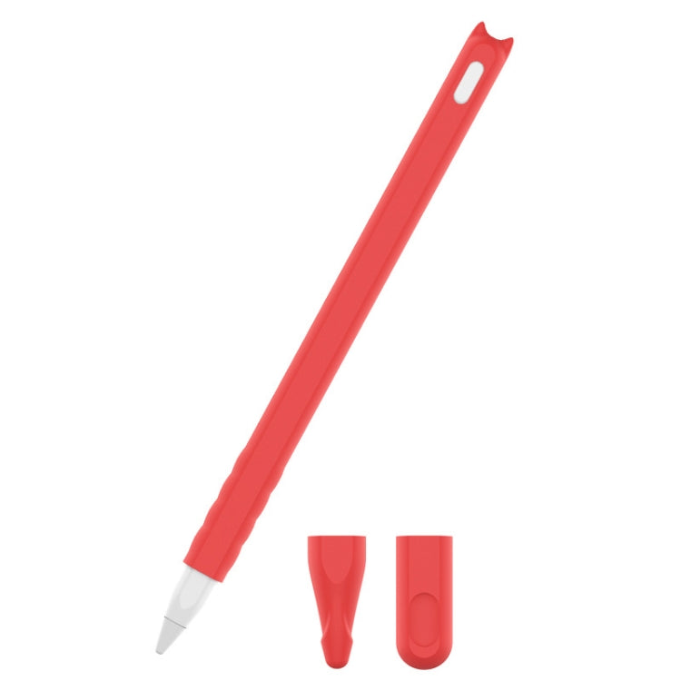 เคสปากกาซิลิโคนลายการ์ตูน 2 ชิ้นสำหรับ Apple Pencil 2