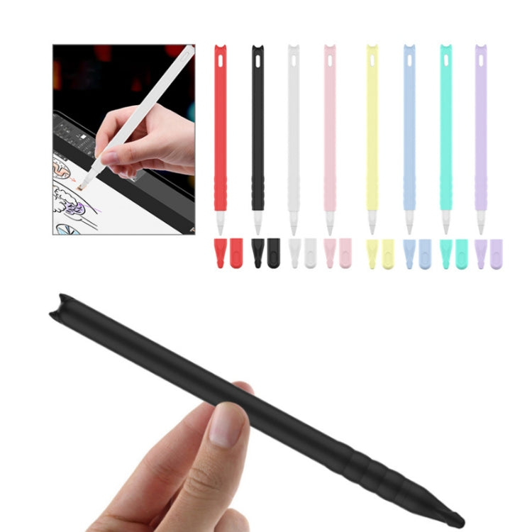 เคสปากกาซิลิโคนลายการ์ตูน 2 ชิ้นสำหรับ Apple Pencil 2