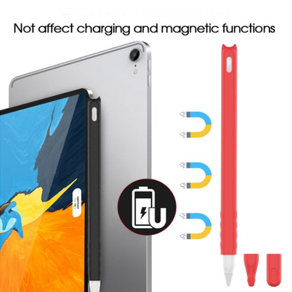เคสปากกาซิลิโคนลายการ์ตูน 2 ชิ้นสำหรับ Apple Pencil 2