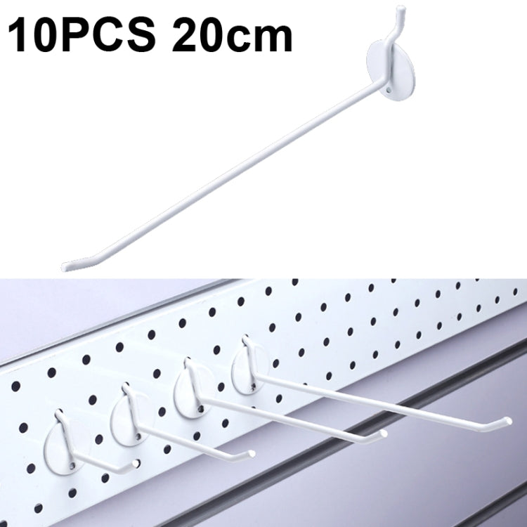 10 PCS เครื่องประดับอุปกรณ์เสริม Display Orifice Plate Spray Hook, ความยาว:, 5cm, 10cm, 15cm, 20cm