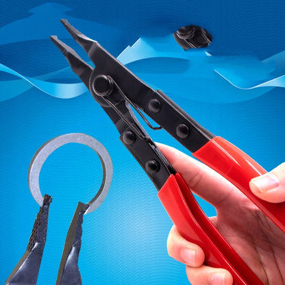 คีมแหวนล็อคปากแบนเสริมแรง คีมแหวนล็อคปากแบน, Snap Ring Pliers