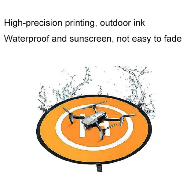 Universal Helipad Landing Pad สำหรับโดรน, Diameter 55cm Blue Orange, Diameter 75cm Blue Orange, Diameter 90cm Blue Orange, Diameter 110cm Blue Orange