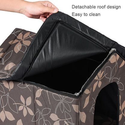 ผ้า Oxford กันน้ำกลางแจ้ง Pet Nest Pet Tent, ขนาด:, S, M