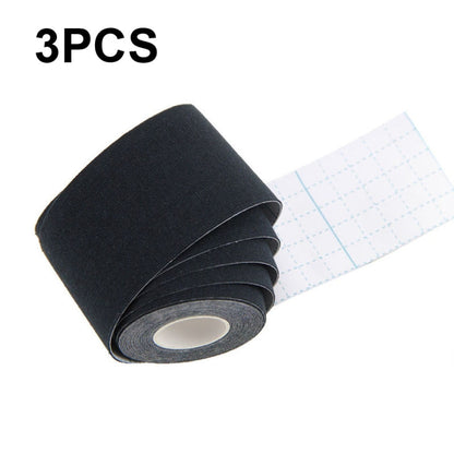3 PCS Muscle Tape กายภาพบำบัดกีฬาเทปบาสเก็ตบอลเข่าผ้าพันแผลขนาด:, 2.5cm x 5m, 3.8cm x 5m, 5cm x 5m