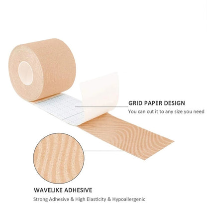 3 PCS Muscle Tape กายภาพบำบัดกีฬาเทปบาสเก็ตบอลเข่าผ้าพันแผลขนาด:, 2.5cm x 5m, 3.8cm x 5m, 5cm x 5m