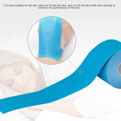 3 PCS Muscle Tape กายภาพบำบัดกีฬาเทปบาสเก็ตบอลเข่าผ้าพันแผลขนาด:, 2.5cm x 5m, 3.8cm x 5m, 5cm x 5m