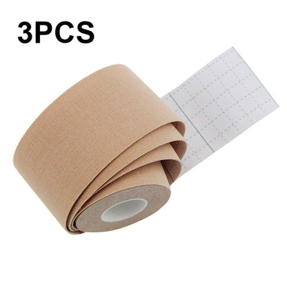 3 PCS Muscle Tape กายภาพบำบัดกีฬาเทปบาสเก็ตบอลเข่าผ้าพันแผลขนาด:, 2.5cm x 5m, 3.8cm x 5m, 5cm x 5m