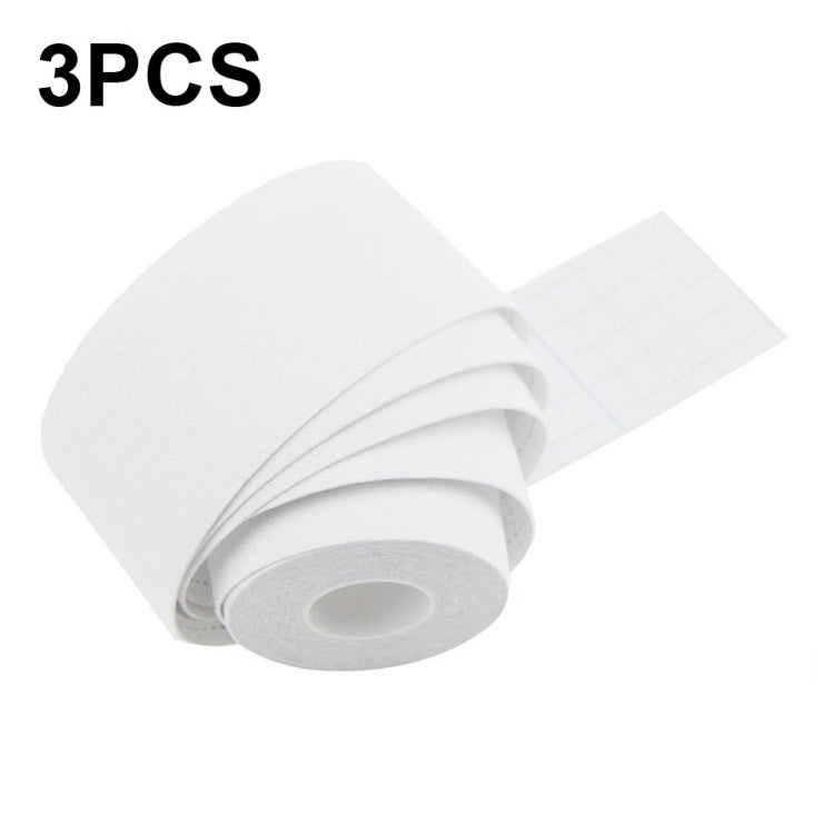 3 PCS Muscle Tape กายภาพบำบัดกีฬาเทปบาสเก็ตบอลเข่าผ้าพันแผลขนาด:, 2.5cm x 5m, 3.8cm x 5m, 5cm x 5m