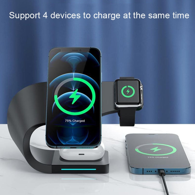 LFX-178 4 In 1 Wireless Charger สำหรับ iPhone 12/13&iWatch&AirPods, LFX-178