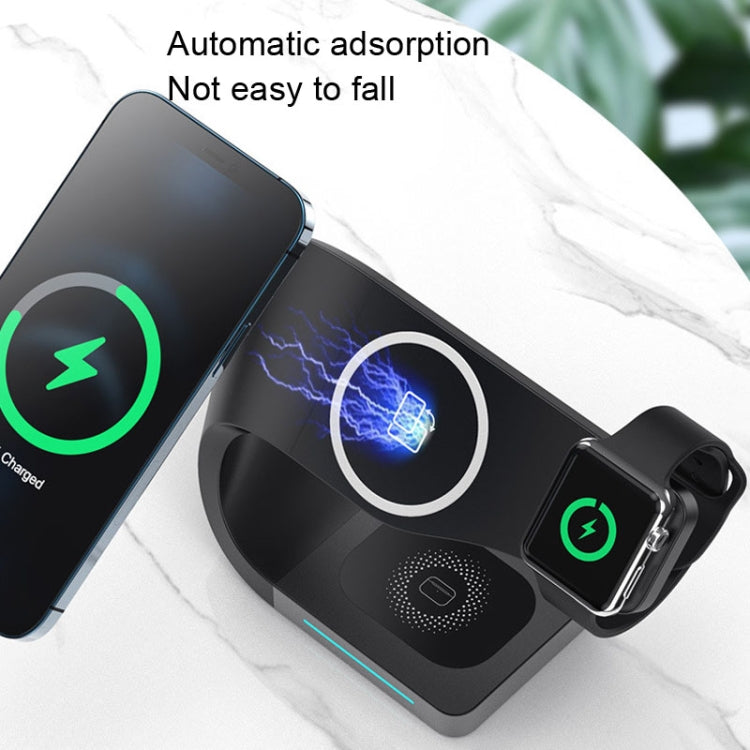 LFX-178 4 In 1 Wireless Charger สำหรับ iPhone 12/13&iWatch&AirPods, LFX-178
