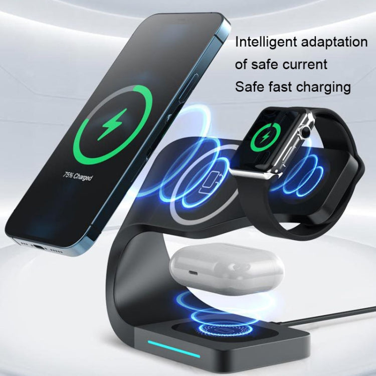 LFX-178 4 In 1 Wireless Charger สำหรับ iPhone 12/13&iWatch&AirPods, LFX-178