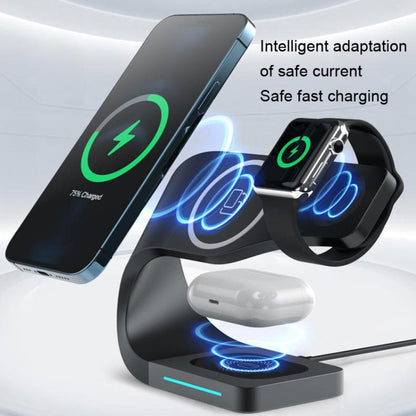 LFX-178 4 In 1 Wireless Charger สำหรับ iPhone 12/13&iWatch&AirPods, LFX-178