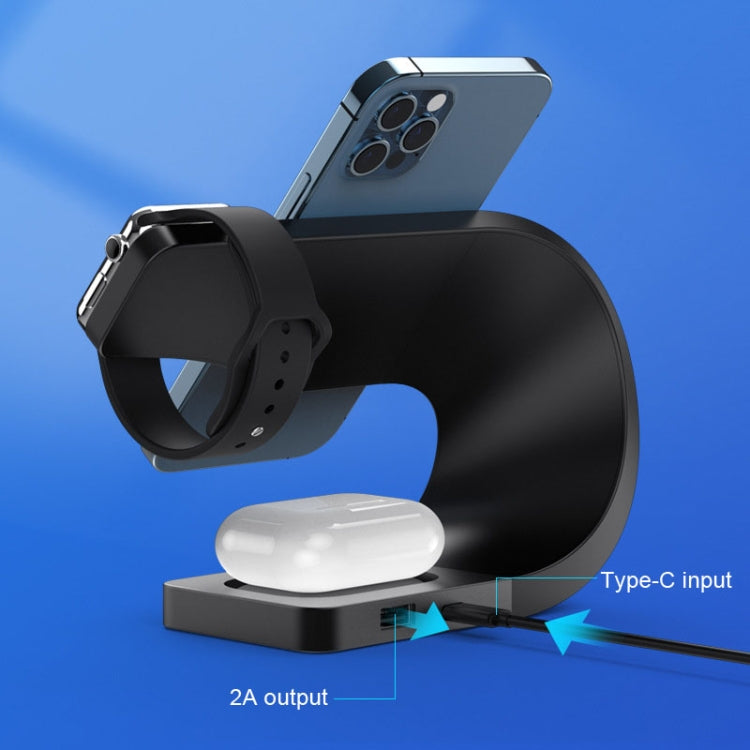 LFX-178 4 In 1 Wireless Charger สำหรับ iPhone 12/13&iWatch&AirPods, LFX-178