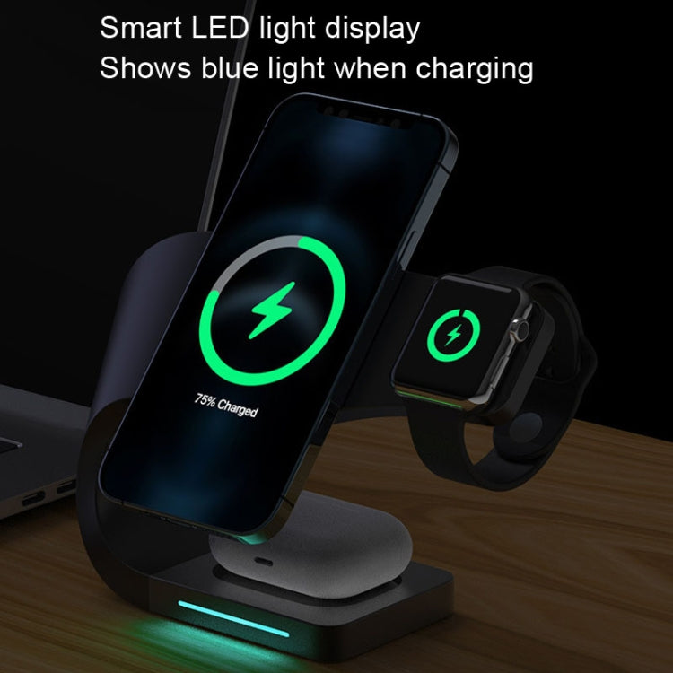 LFX-178 4 In 1 Wireless Charger สำหรับ iPhone 12/13&iWatch&AirPods, LFX-178