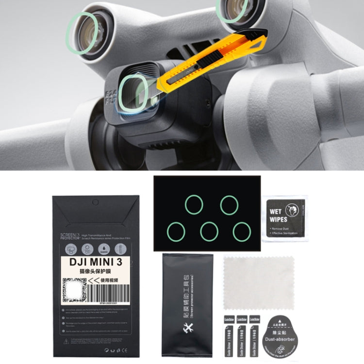 MN3-BHM-SF สำหรับ DJI Mini 3 Pro เซนเซอร์ + ตัวป้องกันเลนส์อุปกรณ์เสริมป้องกันรอยขีดข่วนและกันกระแทก, For DJI Mini 3 Pro