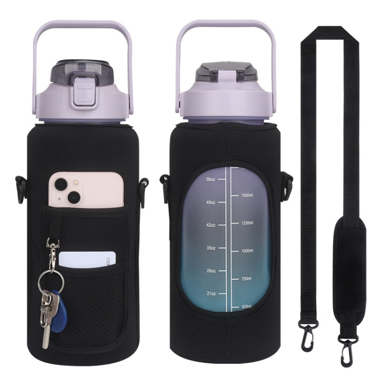 กล่องใส่ขวดน้ำสำหรับดำน้ำ 2 ลิตรพร้อมสายรัด, Pink Glue Buckle, Pink Metal Buckle, Black Metal Buckle, Black