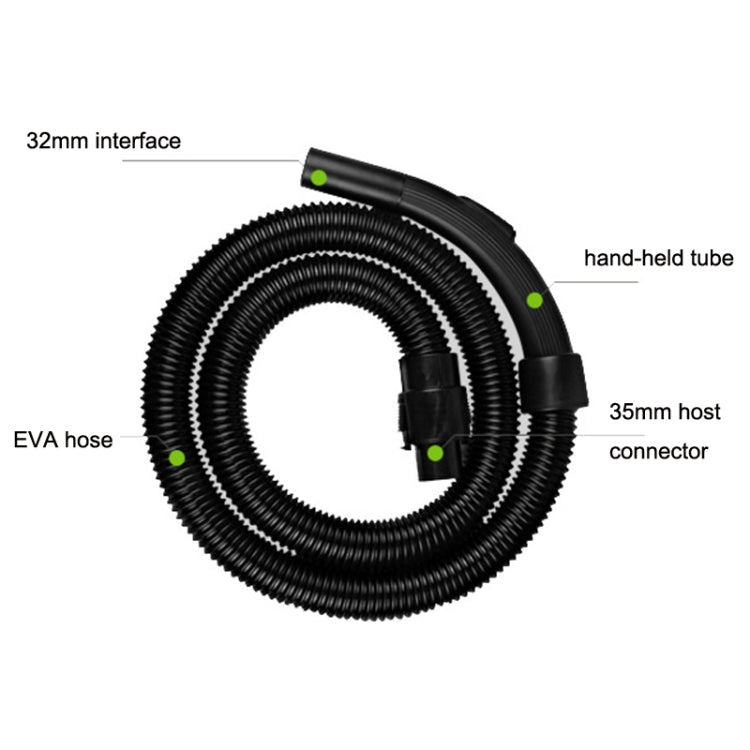 สำหรับ Midea QW12T-05F / 05E / VC35J-10AC เครื่องดูดฝุ่นท่อเกลียว, Threaded Hose