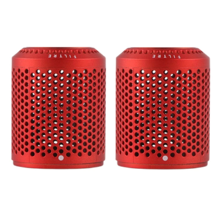 ตัวกรองฝุ่นฝาครอบด้านนอก 2 ชิ้นสำหรับเครื่องเป่าผม Dyson HD01/HD03/HD08, Outer Filter Cover Grey, Outer Filter Cover Silver, Outer Filter Cover Rose Red, Outer Filter Cover Black, Outer Filter Cover Gray, Outer Filter Cover Red