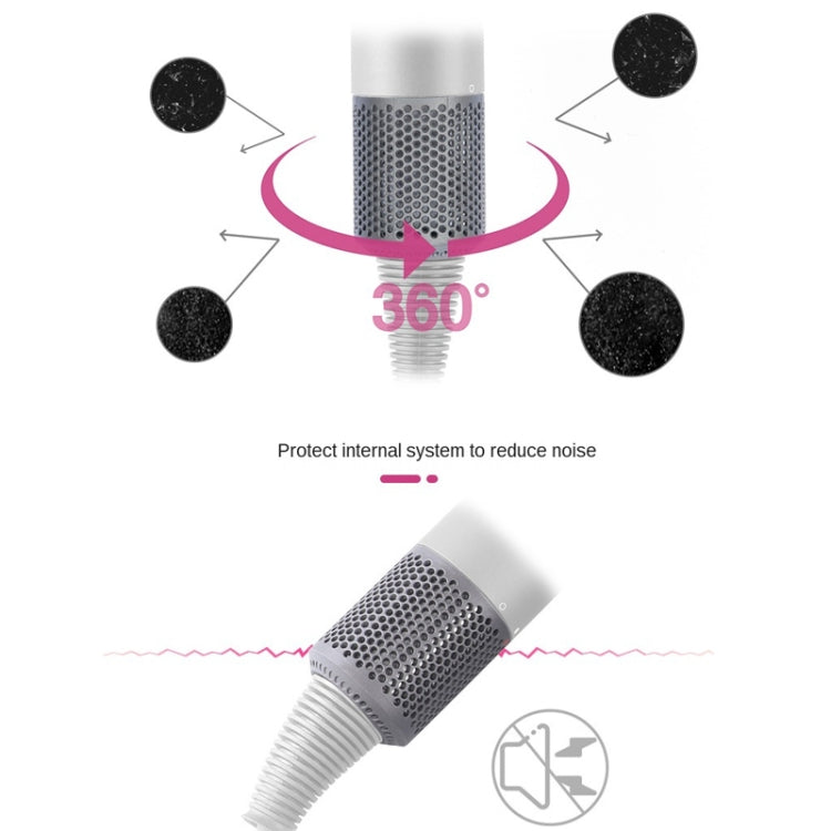 ตัวกรองฝุ่นฝาครอบด้านนอก 2 ชิ้นสำหรับเครื่องเป่าผม Dyson HD01/HD03/HD08, Outer Filter Cover Grey, Outer Filter Cover Silver, Outer Filter Cover Rose Red, Outer Filter Cover Black, Outer Filter Cover Gray, Outer Filter Cover Red