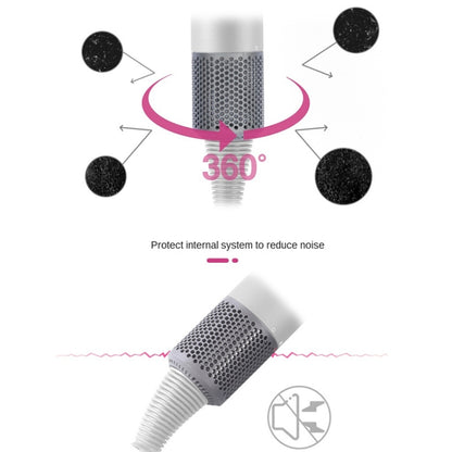 ตัวกรองฝุ่นฝาครอบด้านนอก 2 ชิ้นสำหรับเครื่องเป่าผม Dyson HD01/HD03/HD08, Outer Filter Cover Grey, Outer Filter Cover Silver, Outer Filter Cover Rose Red, Outer Filter Cover Black, Outer Filter Cover Gray, Outer Filter Cover Red