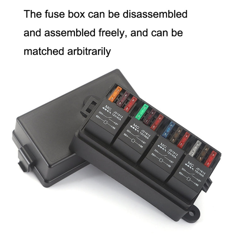 รีเลย์รถยนต์ RV ภาพรังสีเสียงดัดแปลงกล่องประกันแม่เหล็กไฟฟ้า, TF008-10 12V 4Pin, TF008-10 12V 5Pin, TF008-10 24V 4Pin, TF008-10 24V 5Pin