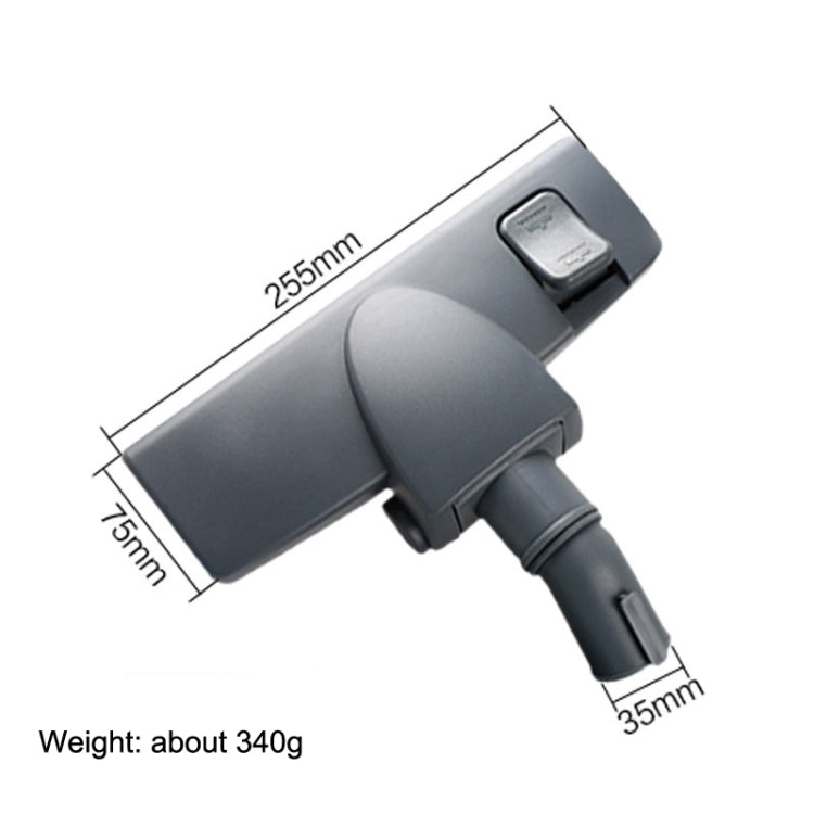 หัวแปรงพื้นอุปกรณ์เสริมเครื่องดูดฝุ่น 35 มม. สำหรับ Haier / Midea, 35mm Light Grey