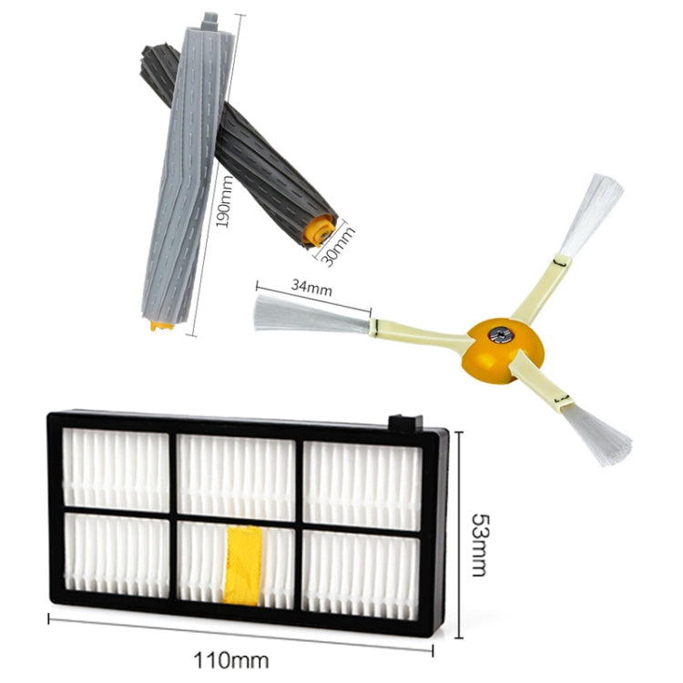 สำหรับ IRobot Roomba 800/860/870/880/960 อุปกรณ์เสริมหุ่นยนต์กวาดสไตล์:, Set 2, Set 4