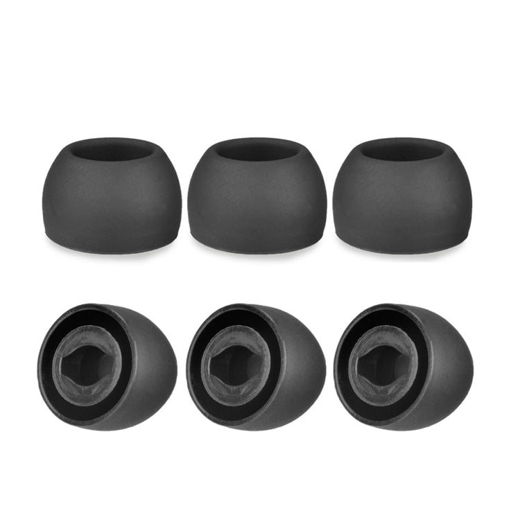 ที่อุดหูซิลิโคน 6 ชิ้นสำหรับ TWS Samsung Galaxy Buds Pro, Large Black, Medium Black, Small Black, Large Gray, Medium Gray, Small Gray, Large Purple, Medium Purple, Small Purple