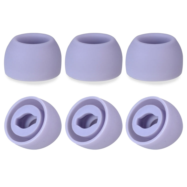 ที่อุดหูซิลิโคน 6 ชิ้นสำหรับ TWS Samsung Galaxy Buds Pro, Large Black, Medium Black, Small Black, Large Gray, Medium Gray, Small Gray, Large Purple, Medium Purple, Small Purple