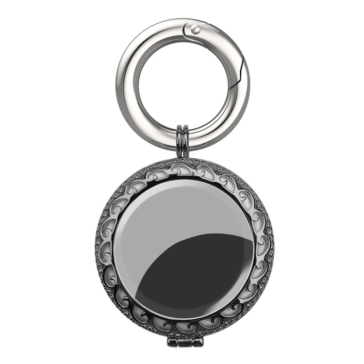 Anti-Lost Plating Locator Tracker ฝาครอบป้องกันสำหรับ Airtag, Black Gold, White Gold, Rose Gold, สีทอง