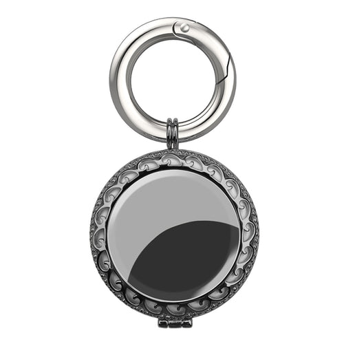 Anti-Lost Plating Locator Tracker ฝาครอบป้องกันสำหรับ Airtag, Black Gold, White Gold, Rose Gold, สีทอง