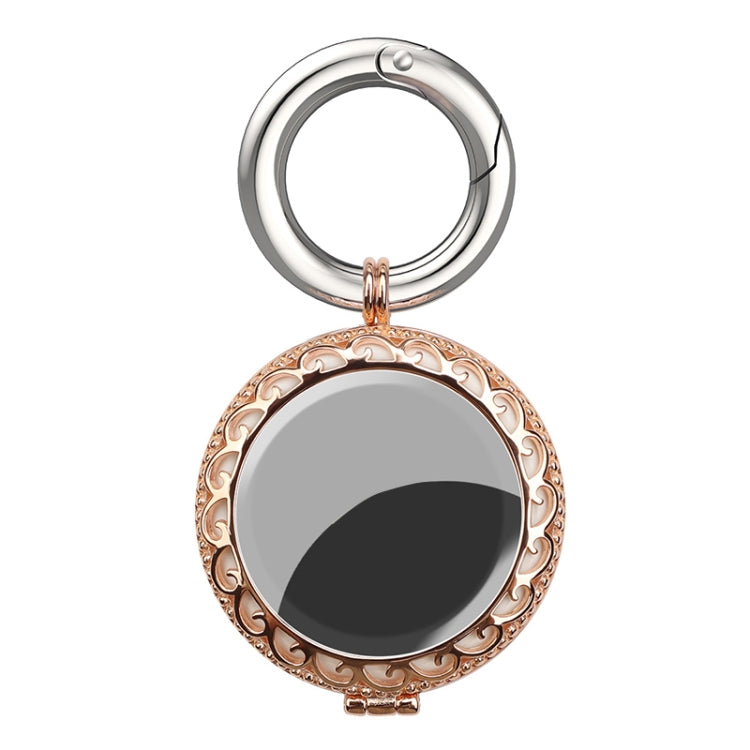 Anti-Lost Plating Locator Tracker ฝาครอบป้องกันสำหรับ Airtag, Black Gold, White Gold, Rose Gold, สีทอง