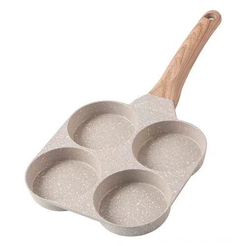 Maifan Stone กระทะไข่เบอร์เกอร์กระทะนอนสติ๊กเตาแม่เหล็กไฟฟ้าอเนกประสงค์, Four Hole, Dual Hole