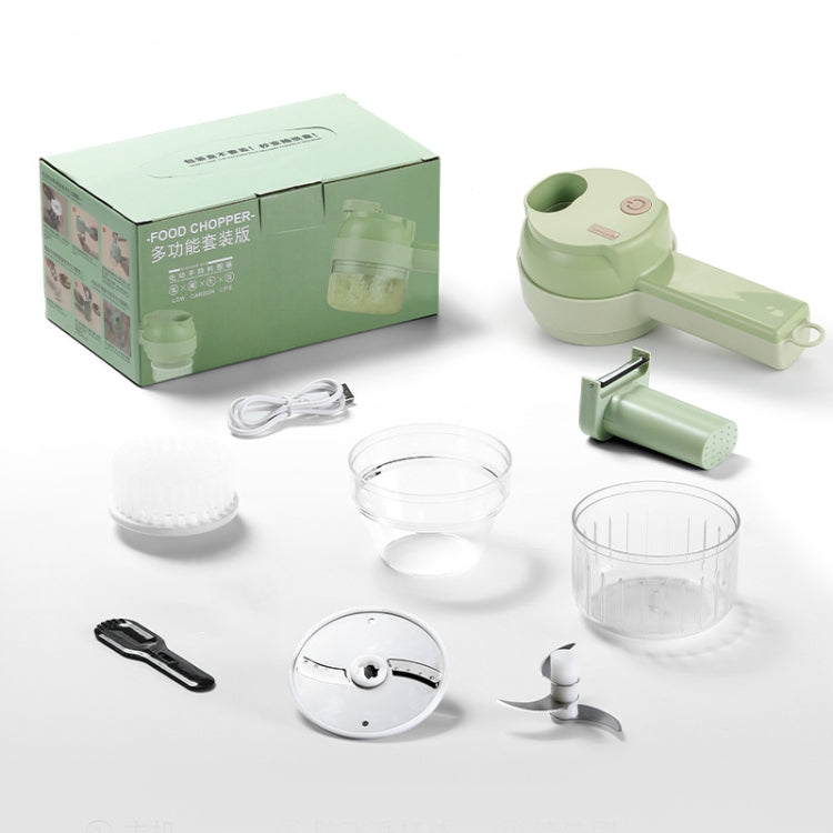 4 in 1 ชุดเครื่องตัดผักไฟฟ้าแบบใช้มือถือ Garlic Mud Masher Garlic Chopper, Garlic Chopper