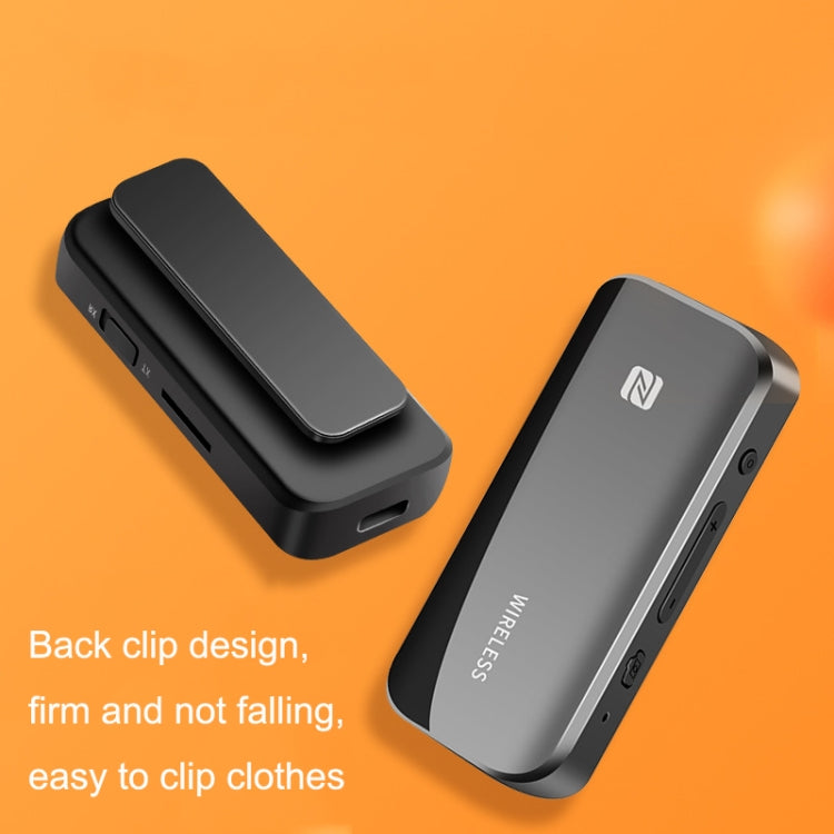T40 2 In 1 Bluetooth 5.1 ตัวรับส่งสัญญาณ NFC รถ อะแดปเตอร์ AUX, T40 2 In 1