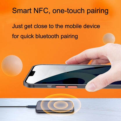 T40 2 In 1 Bluetooth 5.1 ตัวรับส่งสัญญาณ NFC รถ อะแดปเตอร์ AUX, T40 2 In 1