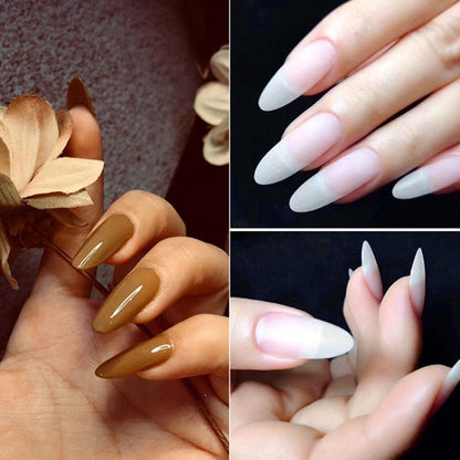 240 PCS Extended Manicure No-Engraving Frosted Thin Nail Piece, WH-106, WH-107, WH-107 Single Number 5-9, WH-108, WH-108 Single Number 5-9, Wh-109, WH-109 Single Number 5-9, WH-110