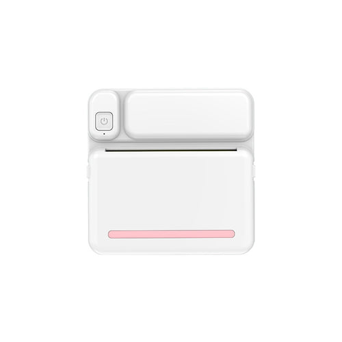 C19 200DPI เครื่องพิมพ์การบ้านนักเรียน Bluetooth Inkless Pocket Printer, Pink, Blue, Pink Printer Paper x 5, Blue Printer Paper x 5, Pink Sticker x 5, Blue Sticker x 5, Pink Set, Blue Set